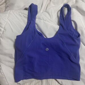 lululemon athletica purple Sports Bra/ tank top with built in bra